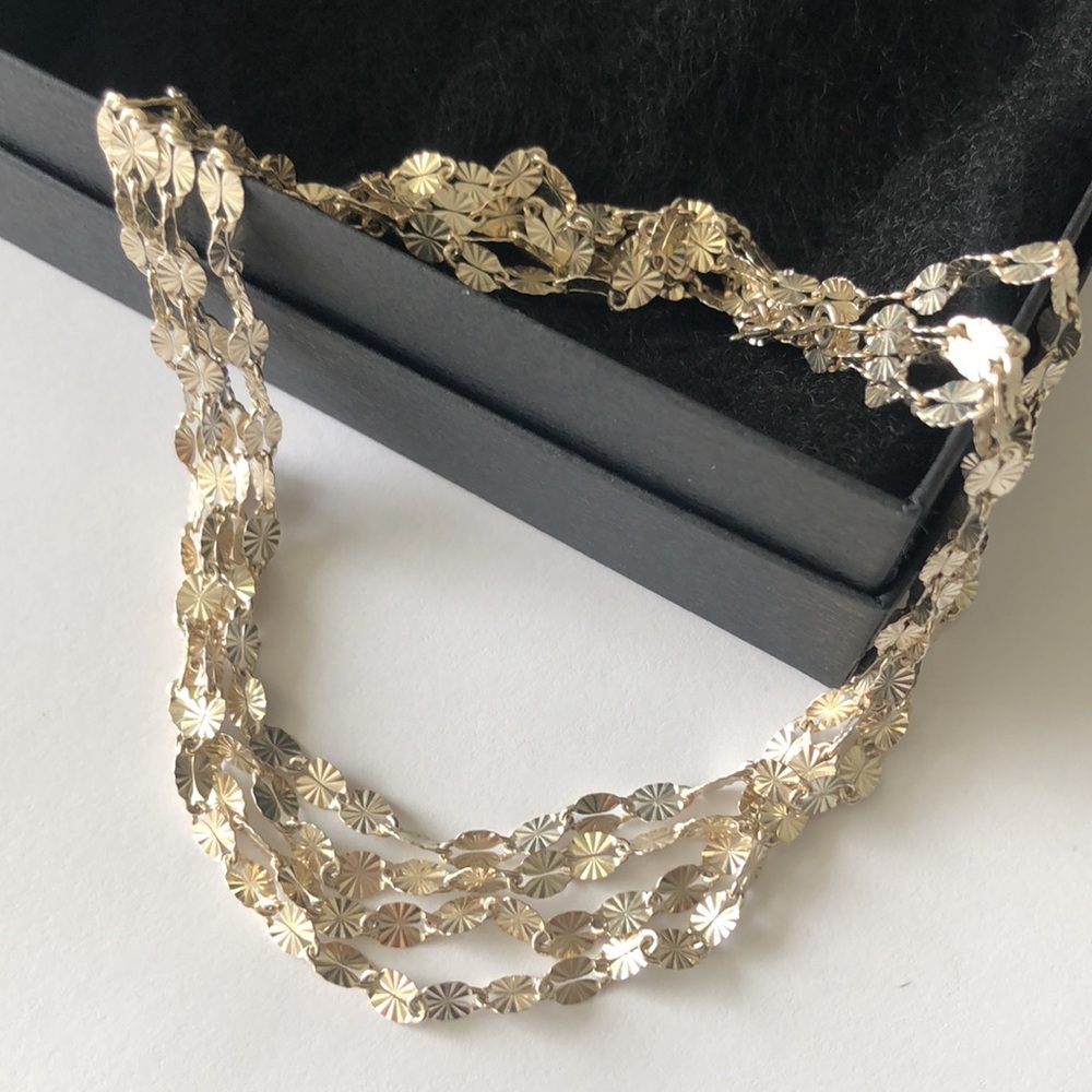 JCM Italy 925 Sterling Silver Super Long Chain Necklace 60 in long